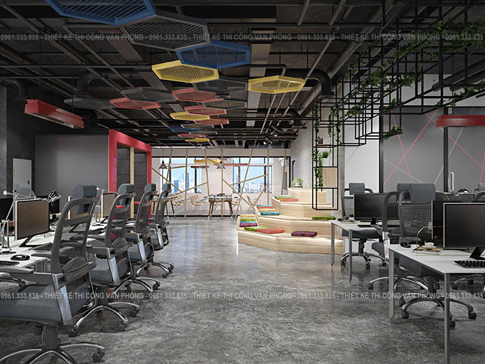 Thiết kế nội thất văn phòng hiện đại - công ty GA Res